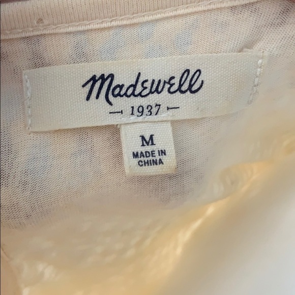 Madewell Cream Lace Tank Top size Medium - Picture 7 of 8